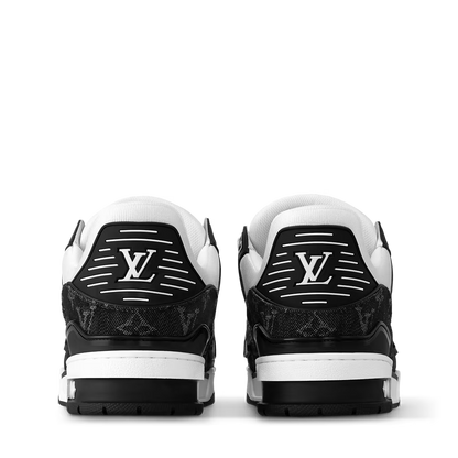 L&V Trainer Sneaker Denim Black White