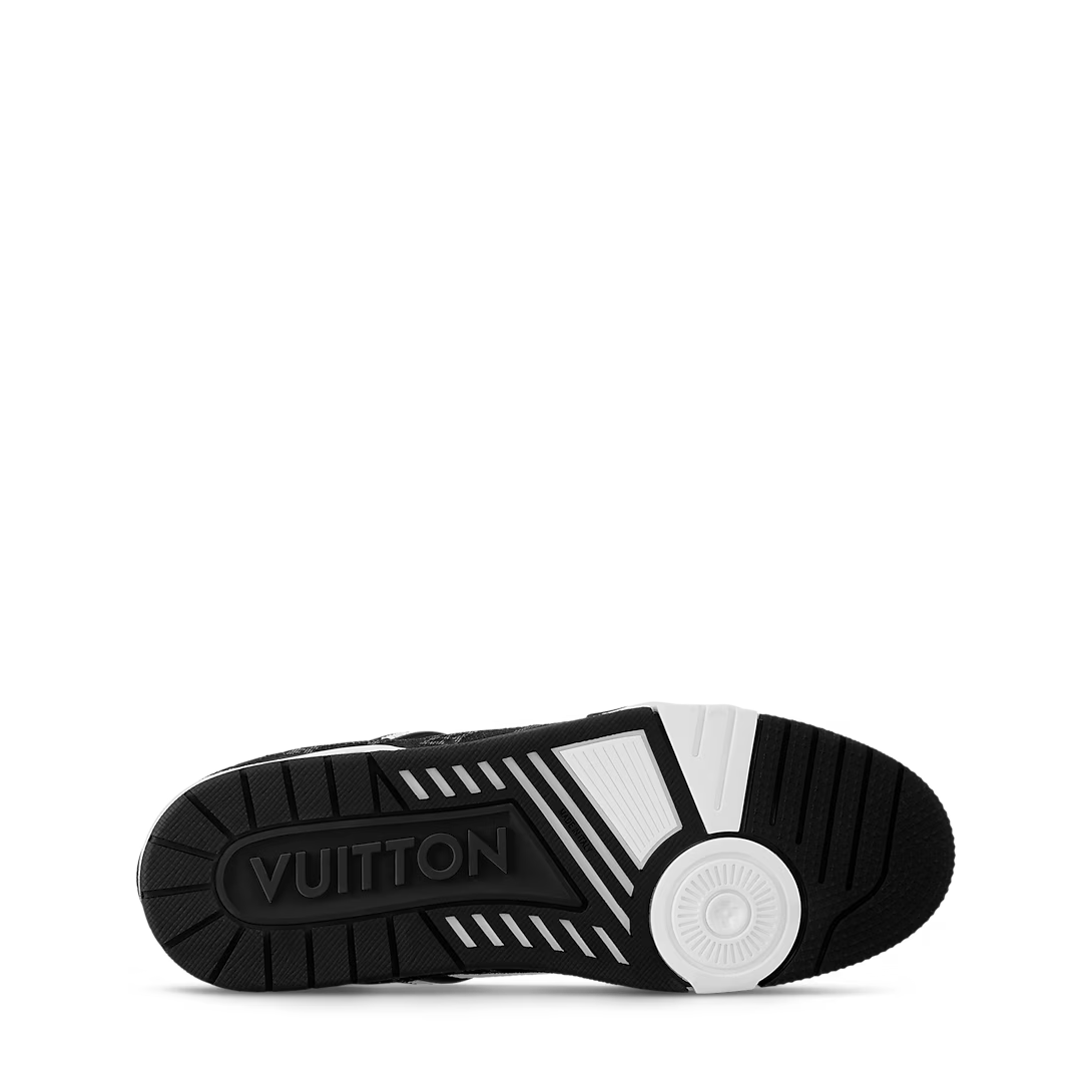 L&V Trainer Sneaker Denim Black White