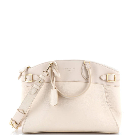 L&V Vendome Bag Leather MM Creme