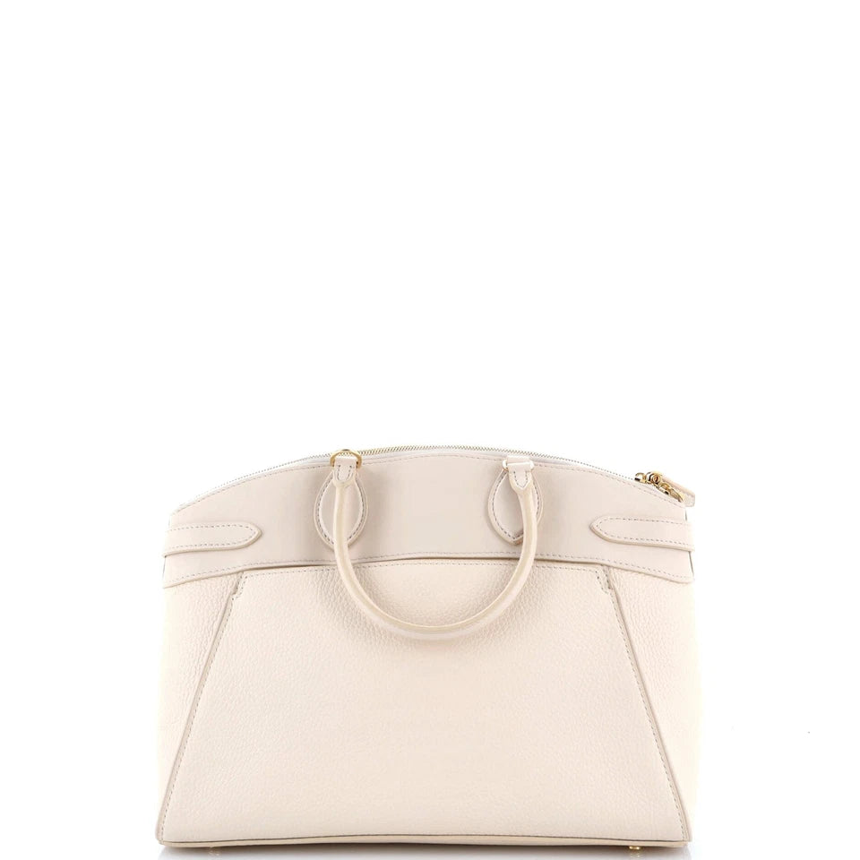 L&V Vendome Bag Leather MM Creme