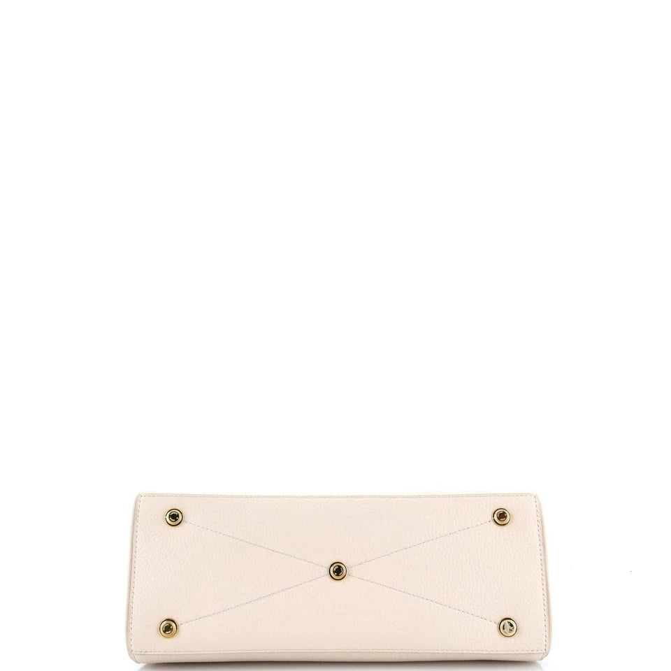L&V Vendome Bag Leather MM Creme