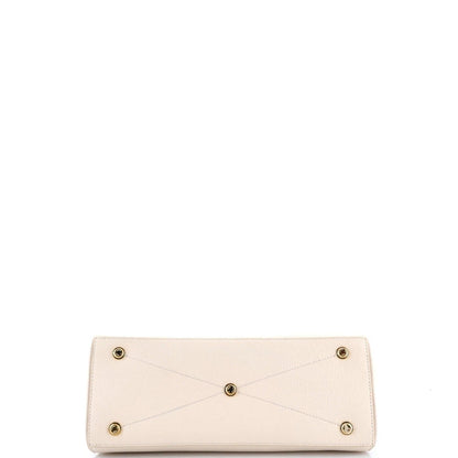 L&V Vendome Bag Leather MM Creme